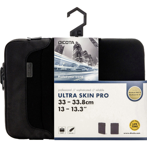 Dicota Notebook Hülle Ultra Skin PRO 13-13.3 Passend für maximal: 33,8cm (13,3") Schwarz