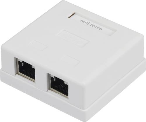 Renkforce Netzwerkdose Aufputz CAT 6 2 Port