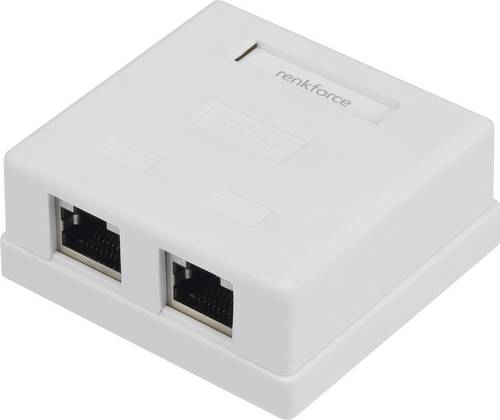 Renkforce Netzwerkdose Aufputz CAT 5e 2 Port