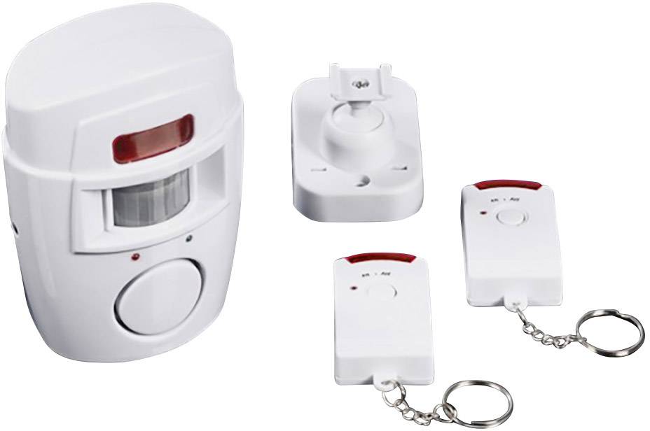 easymaxx Security 01913 Wand, Stand PIR-Bewegungsmelder 110 °  Weiß