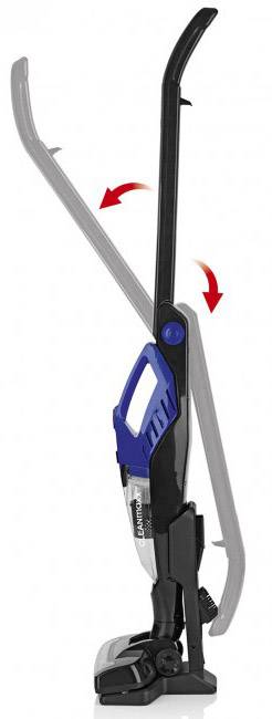 CleanMaxx Akku-Handstaubsauger 100W Schwarz, Blau