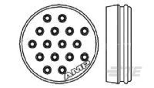 213920-2 Rundstecker Stecker Serie (Rundsteckverbinder): CPC Gesamtpolzahl: 16 1St.