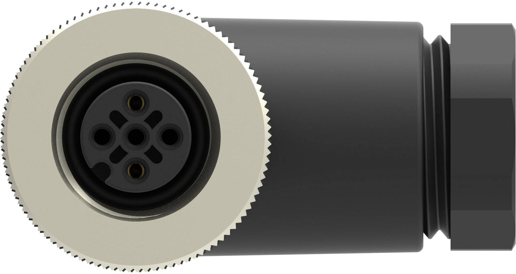 TE Connectivity T4112002021-000 Sensor-/Aktor-Steckverbinder, unkonfektioniert M12 Buchse, gewinkelt Polzahl Sensoren: 2 1St.