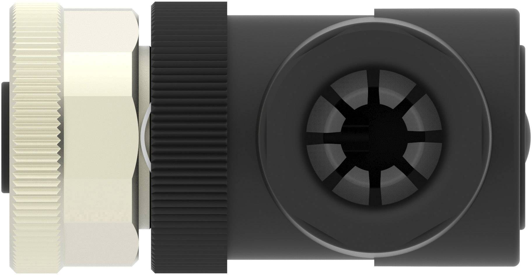 TE Connectivity T4112002021-000 Sensor-/Aktor-Steckverbinder, unkonfektioniert M12 Buchse, gewinkelt Polzahl Sensoren: 2 1St.