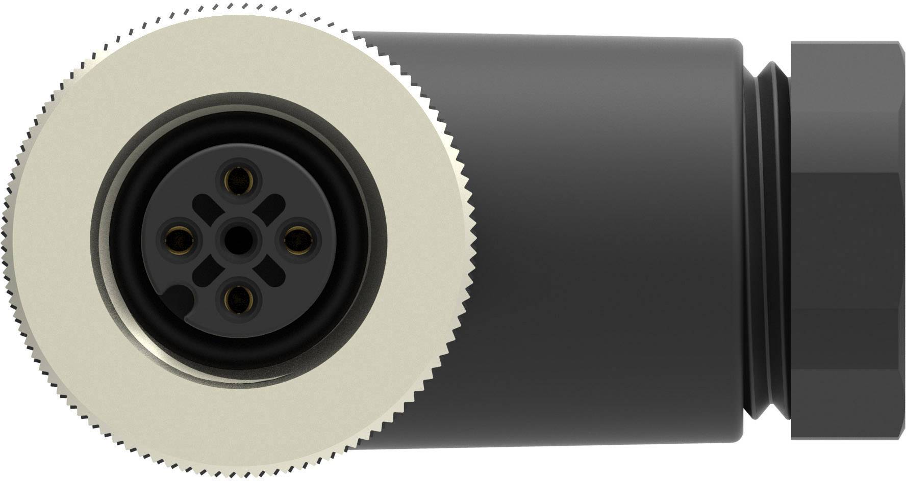 TE Connectivity T4112002041-000 Sensor-/Aktor-Steckverbinder, unkonfektioniert M12 Buchse, gewinkel