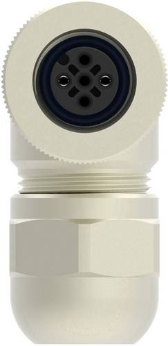 TE Connectivity T4112012021-000 Sensor-/Aktor-Steckverbinder, unkonfektioniert M12 Buchse, gewinkel