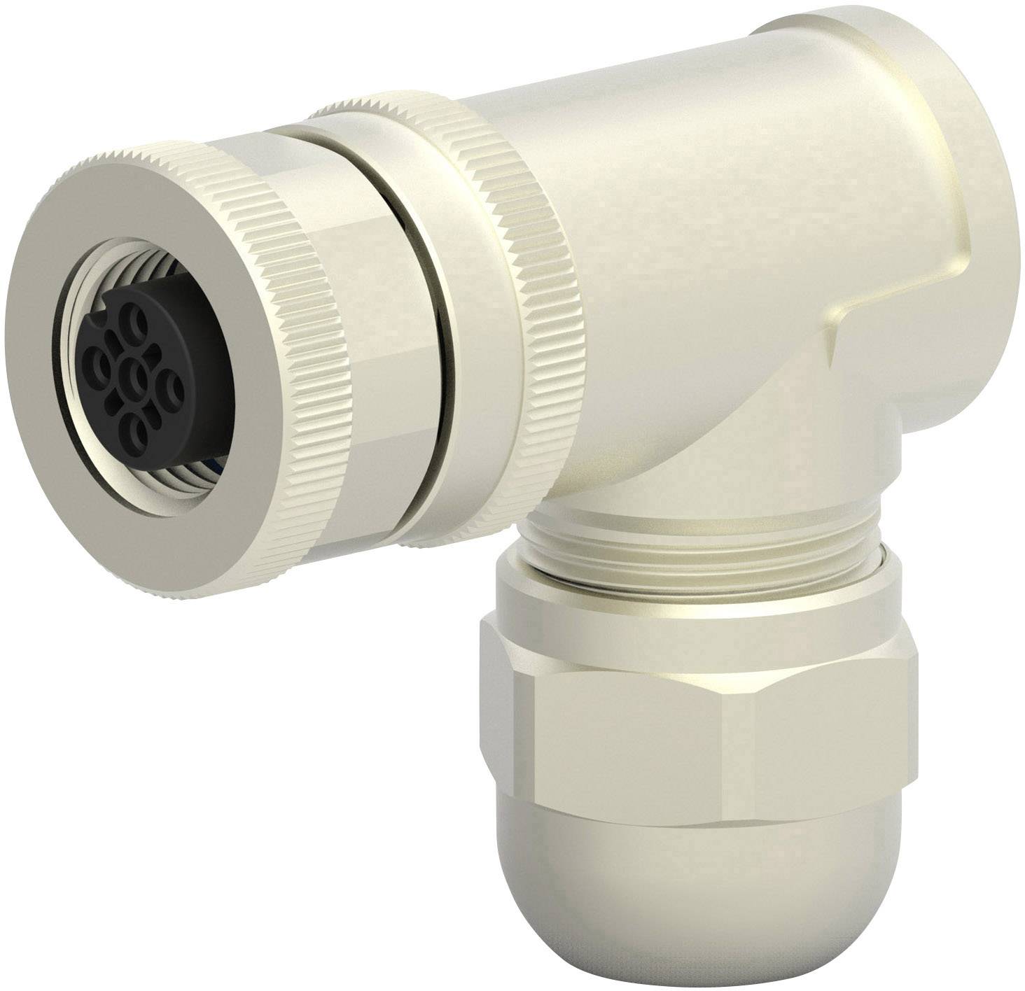 TE Connectivity T4112012021-000 Sensor-/Aktor-Steckverbinder, unkonfektioniert M12 Buchse, gewinkelt Polzahl Sensoren: 2 1St.