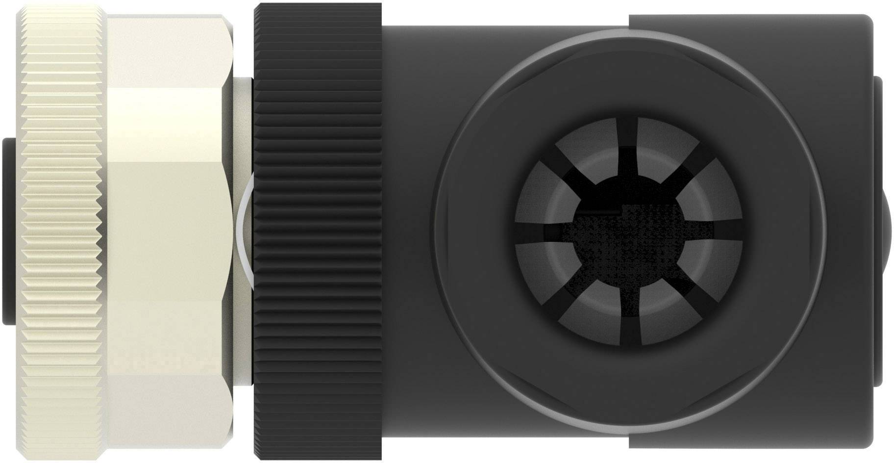 TE Connectivity T4112402041-000 Sensor-/Aktor-Steckverbinder, unkonfektioniert M12 Buchse, gewinkelt Polzahl Sensoren: 4 1St.