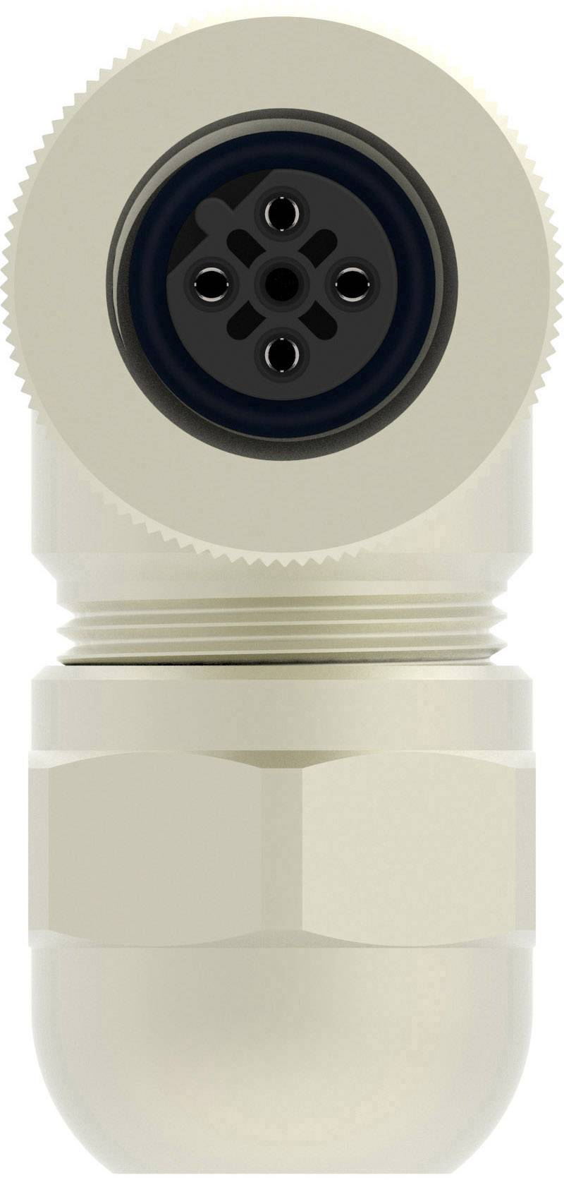 TE Connectivity T4112411041-000 Sensor-/Aktor-Steckverbinder, unkonfektioniert M12 Buchse, gewinkelt Polzahl Sensoren: 4 1St.