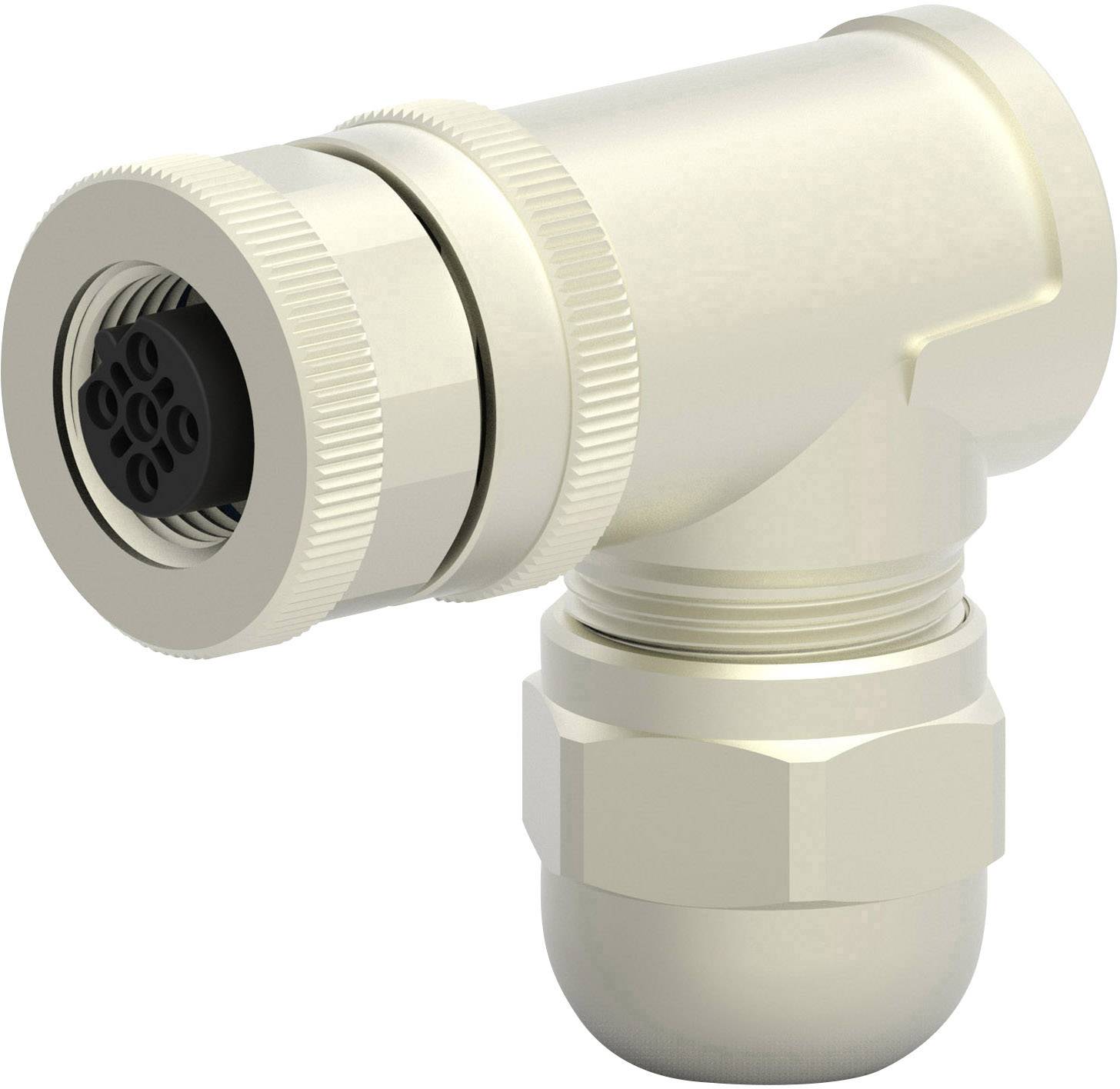 TE Connectivity T4112411041-000 Sensor-/Aktor-Steckverbinder, unkonfektioniert M12 Buchse, gewinkelt Polzahl Sensoren: 4 1St.