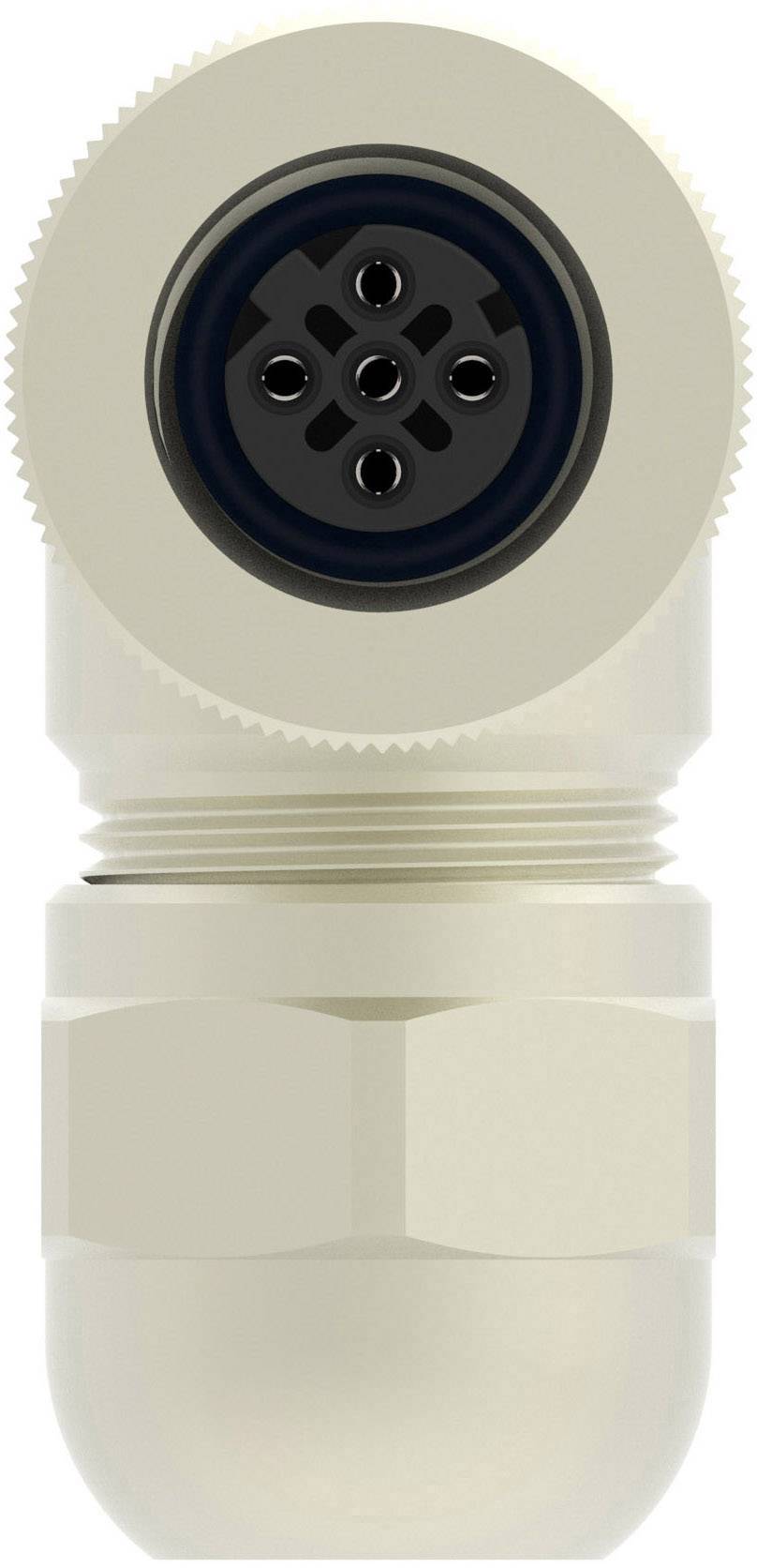 TE Connectivity T4112512051-000 Sensor-/Aktor-Steckverbinder, unkonfektioniert M12 Buchse, gewinkelt 1St.