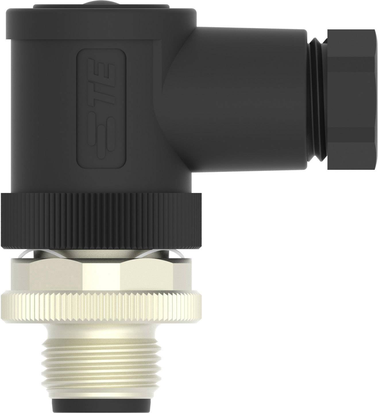 TE Connectivity T4113001031-000 Sensor-/Aktor-Steckverbinder, unkonfektioniert M12 Stecker, gewinkelt Polzahl Sensoren: 3 1St.