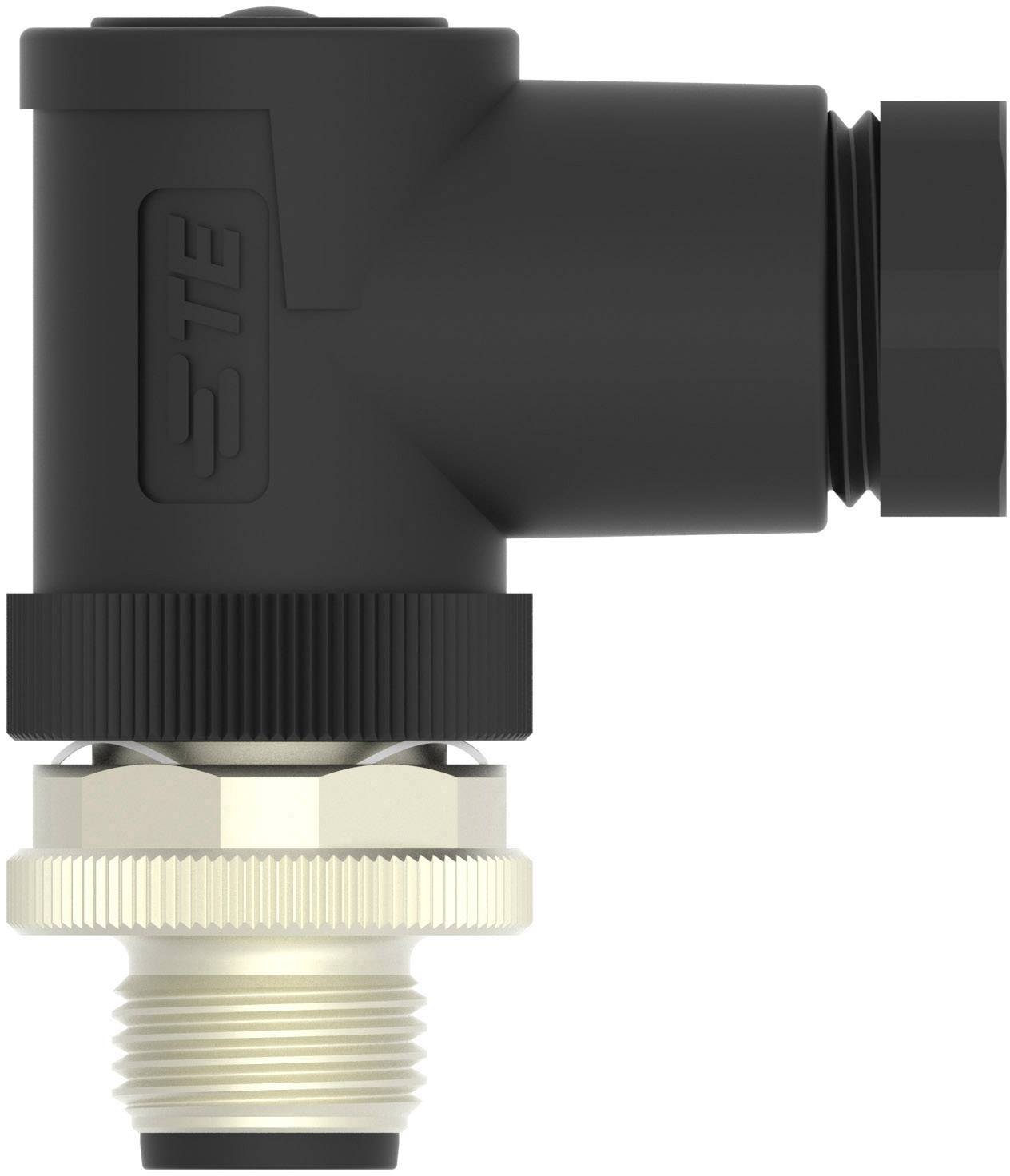 TE Connectivity T4113002041-000 Sensor-/Aktor-Steckverbinder, unkonfektioniert M12 Stecker, gewinkelt Polzahl Sensoren: 4 1St.