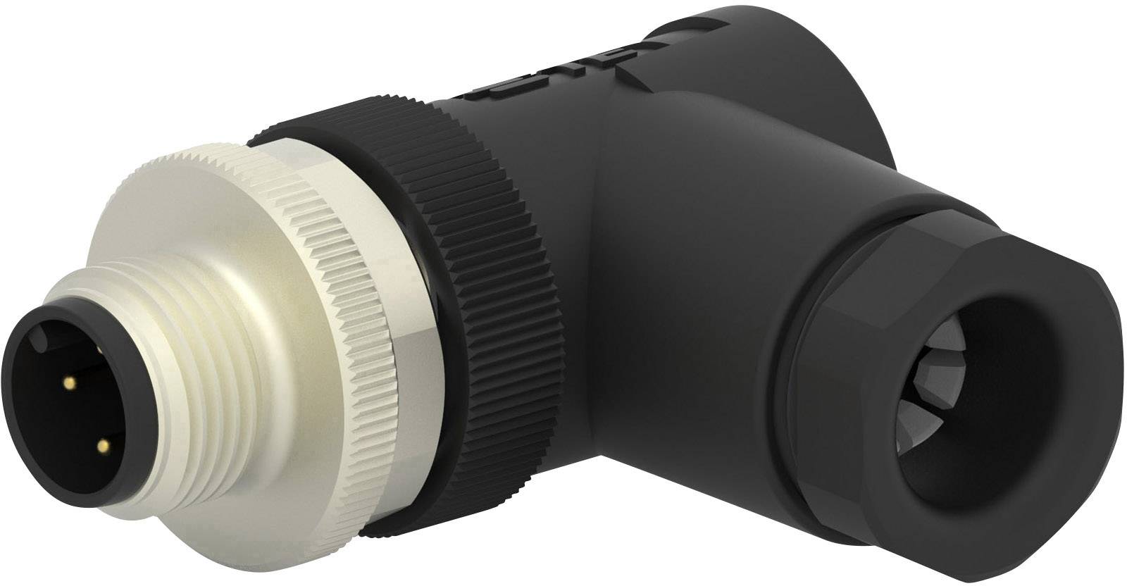 TE Connectivity T4113002041-000 Sensor-/Aktor-Steckverbinder, unkonfektioniert M12 Stecker, gewinkelt Polzahl Sensoren: 4 1St.