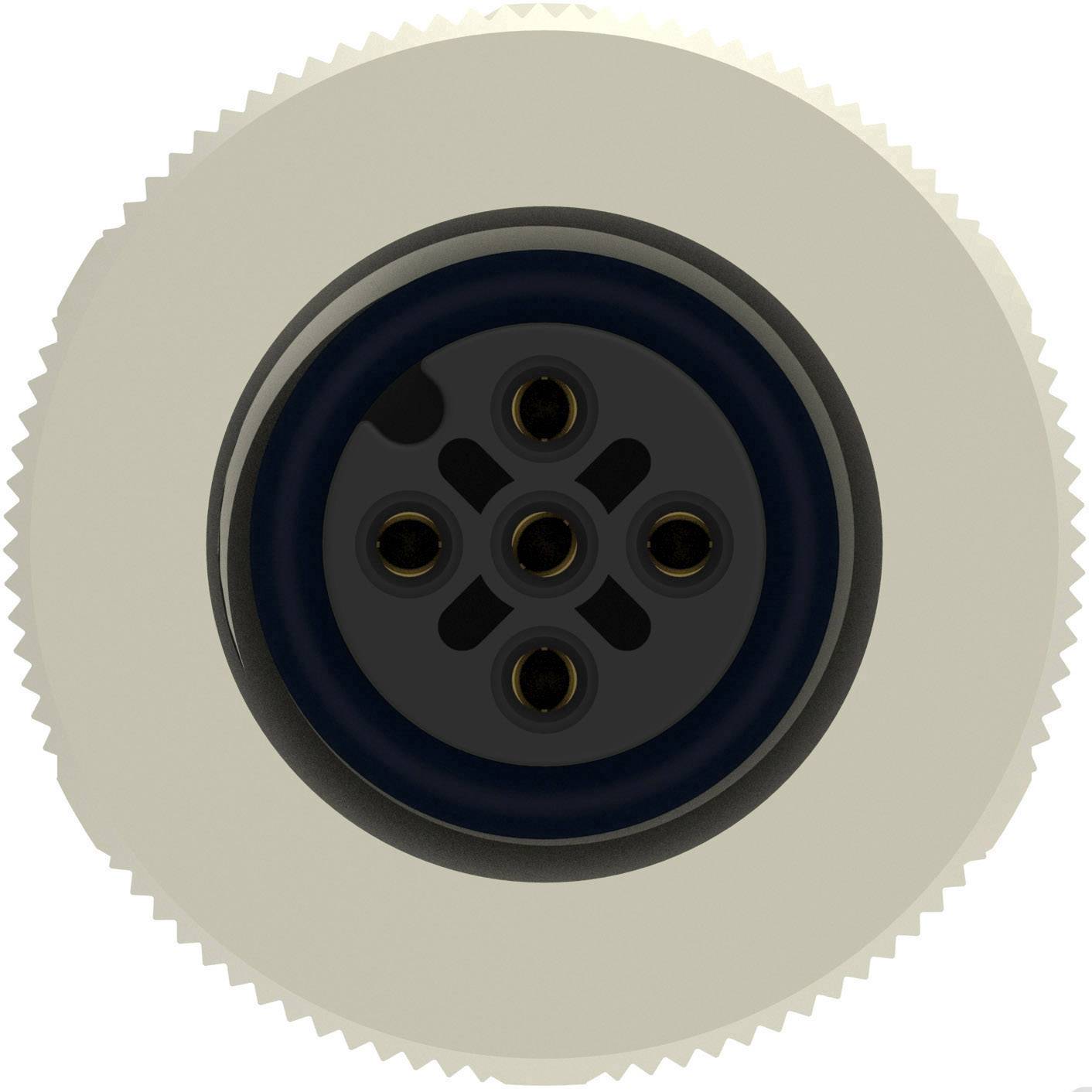 TE Connectivity T4110011051-000 Sensor-/Aktor-Steckverbinder, unkonfektioniert M12 Buchse, gerade Polzahl Sensoren: 5 1St.