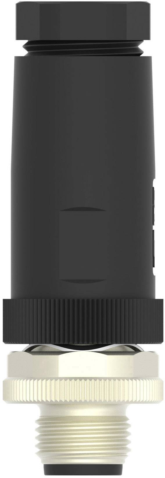 TE Connectivity T4111402041-000 Sensor-/Aktor-Steckverbinder, unkonfektioniert M12 Stecker, gerade Polzahl Sensoren: 4 1St.