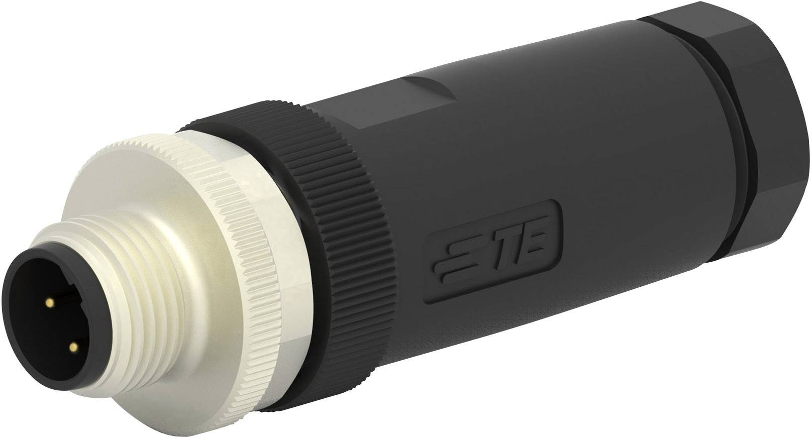 TE Connectivity T4111402041-000 Sensor-/Aktor-Steckverbinder, unkonfektioniert M12 Stecker, gerade Polzahl Sensoren: 4 1St.