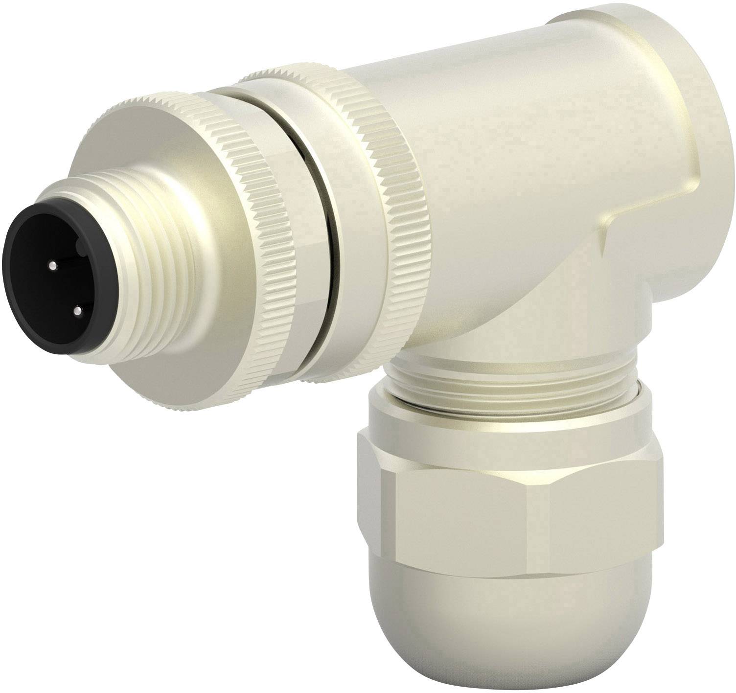 TE Connectivity T4113012031-000 Sensor-/Aktor-Steckverbinder, unkonfektioniert M12 Stecker, gewinkelt Polzahl Sensoren: 3 1St.