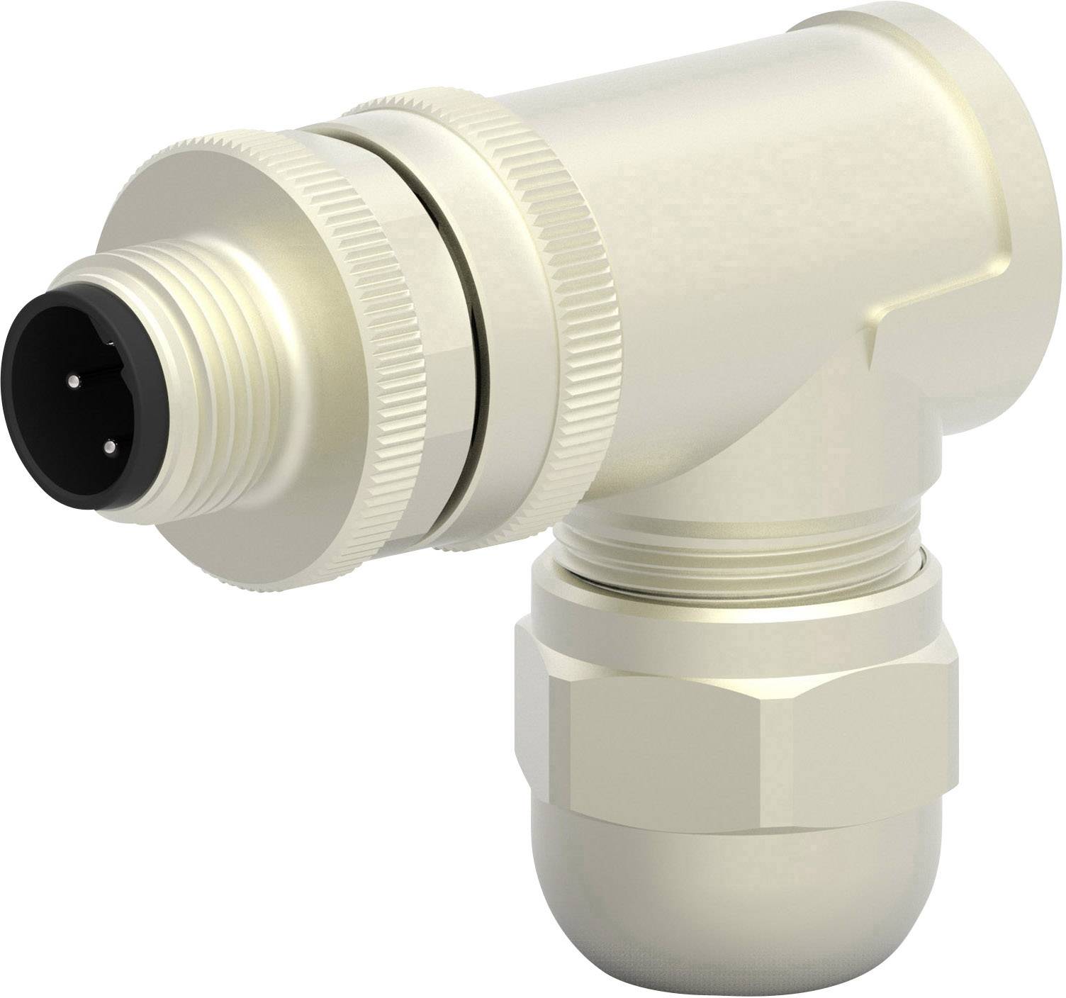 TE Connectivity T4113411041-000 Sensor-/Aktor-Steckverbinder, unkonfektioniert M12 Stecker, gewinkelt Polzahl Sensoren: 4 1St.