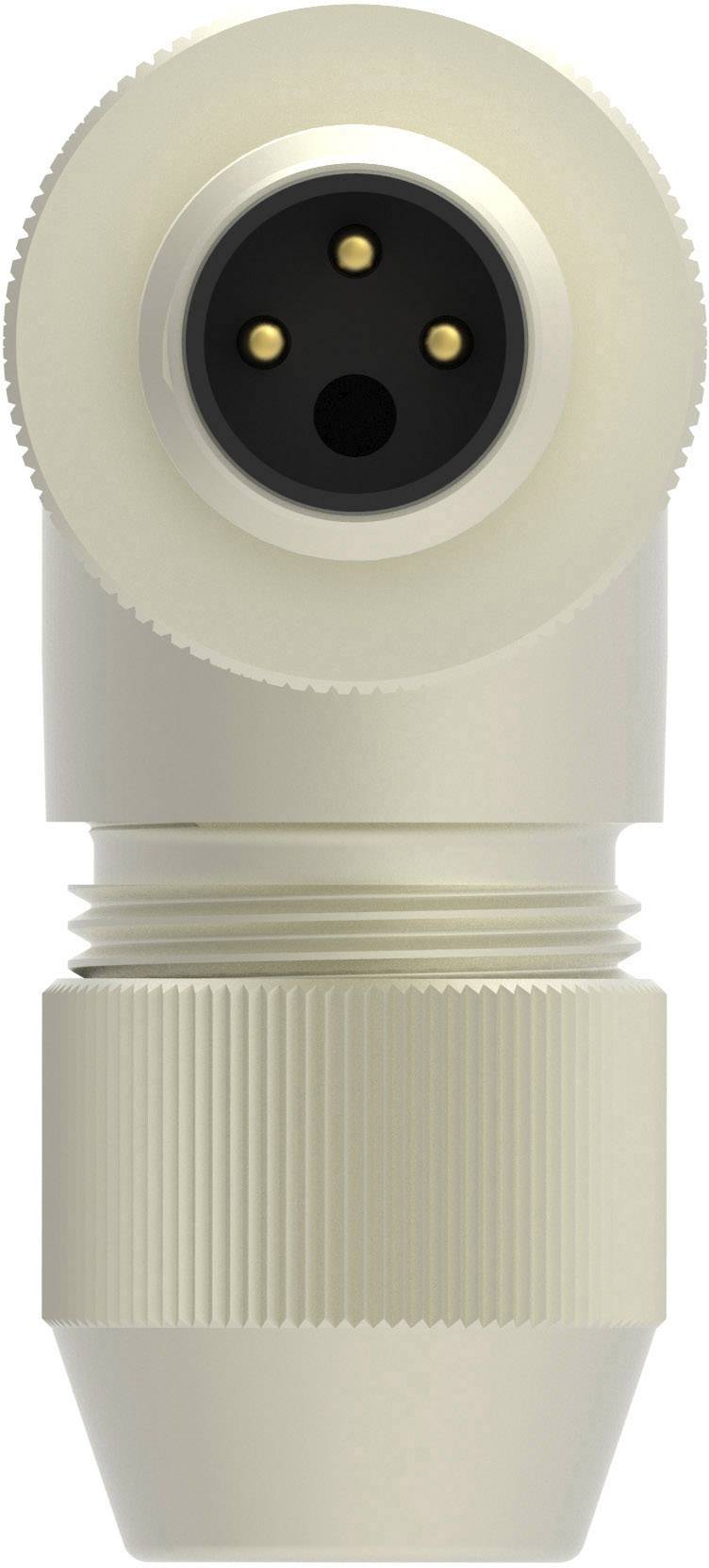 TE Connectivity T4013019031-000 Sensor-/Aktor-Steckverbinder, unkonfektioniert M8 Stecker, gewinkelt Polzahl Sensoren: 3