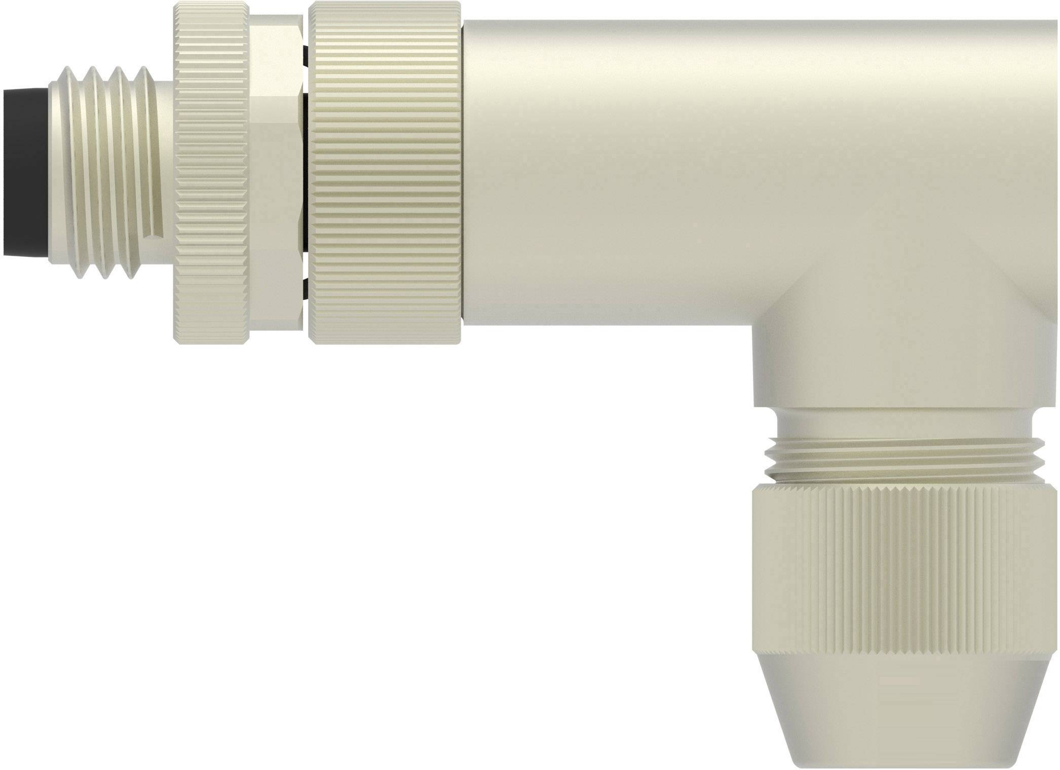 TE Connectivity T4013019031-000 Sensor-/Aktor-Steckverbinder, unkonfektioniert M8 Stecker, gewinkelt Polzahl Sensoren: 3