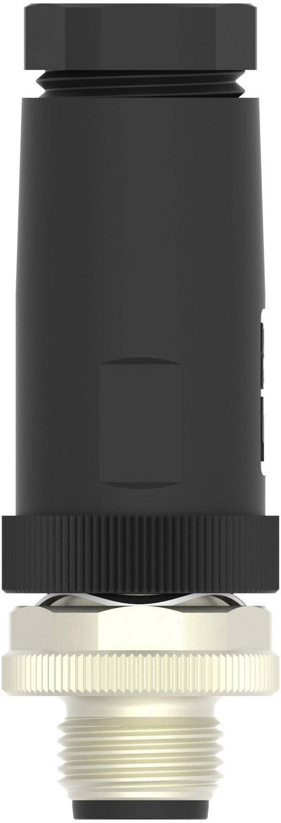 TE Connectivity T4111002021-000 Sensor-/Aktor-Steckverbinder, unkonfektioniert M12 Stecker, gerade Polzahl Sensoren: 2 1St.