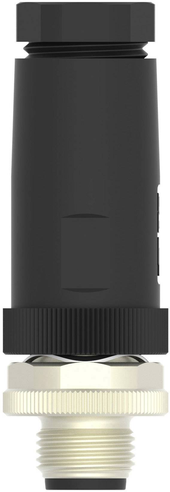 TE Connectivity T4111002041-000 Sensor-/Aktor-Steckverbinder, unkonfektioniert M12 Stecker, gerade Polzahl Sensoren: 4 1St.