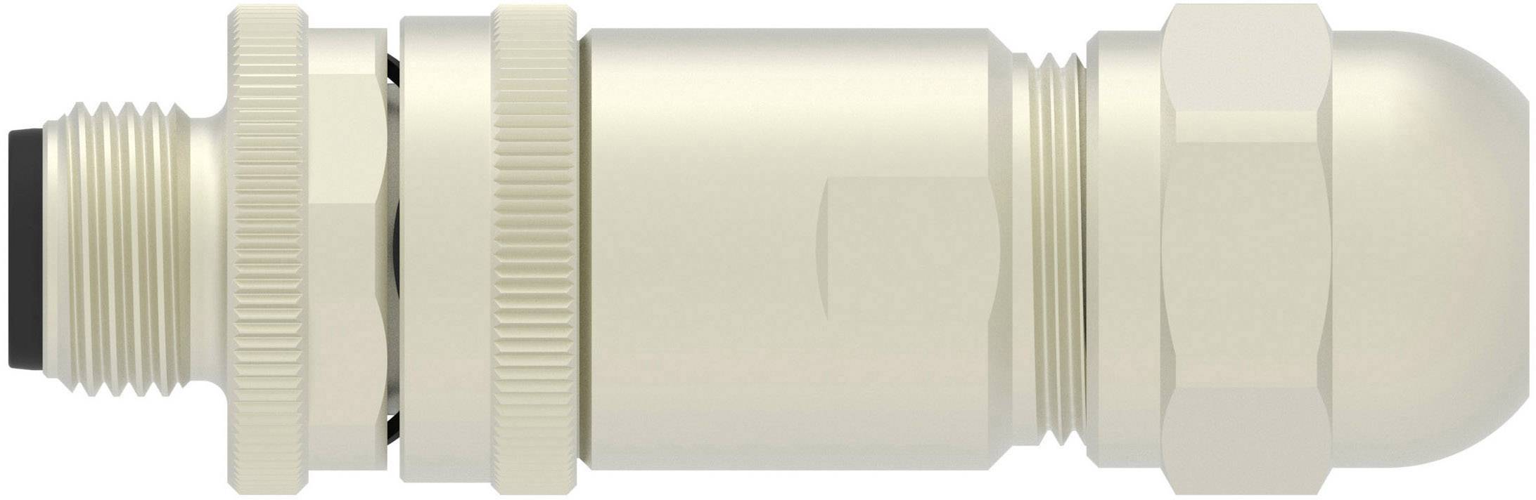 TE Connectivity T4111011031-000 Sensor-/Aktor-Steckverbinder, unkonfektioniert M12 Stecker, gerade Polzahl: 3 1St.