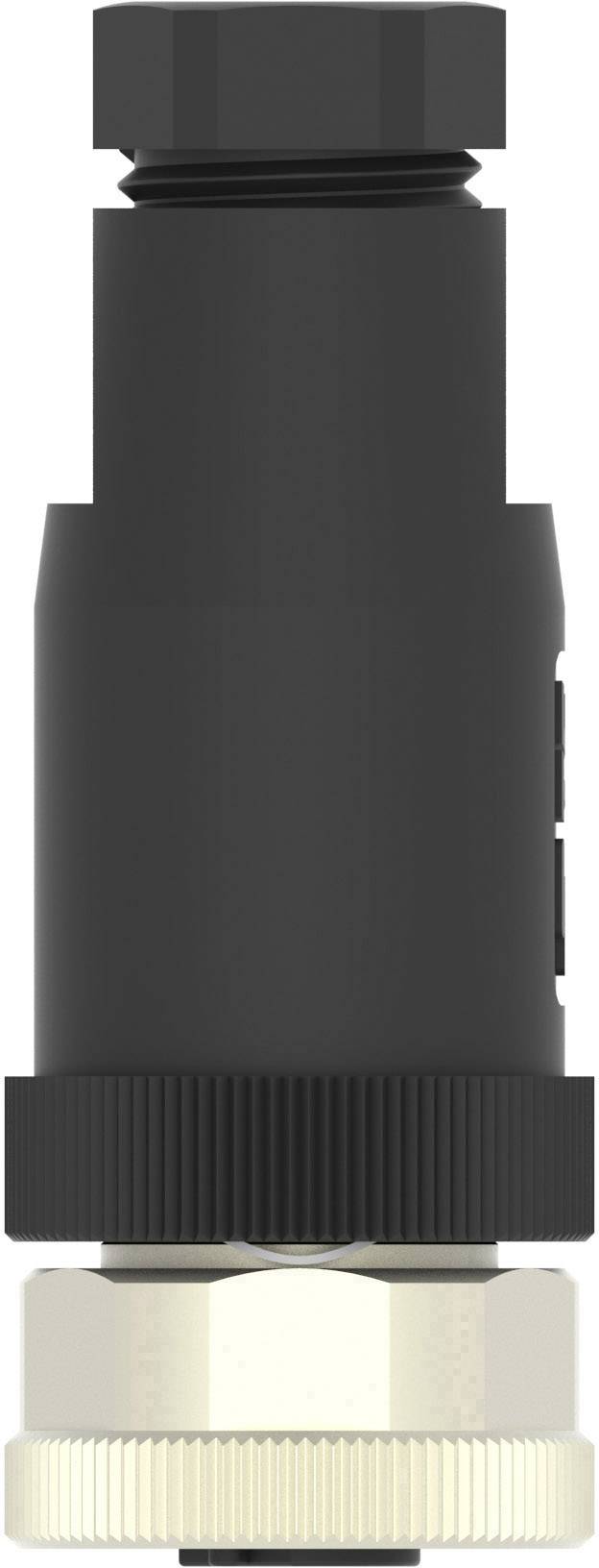 TE Connectivity T4110401041-000 Sensor-/Aktor-Steckverbinder, unkonfektioniert M12 Buchse, gerade Polzahl Sensoren: 4 1St.