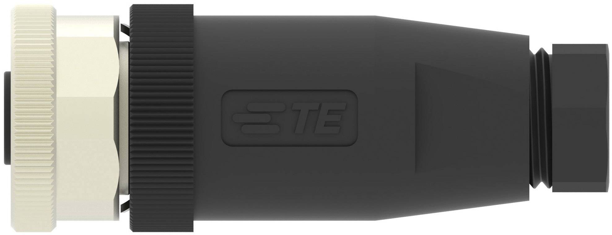 TE Connectivity T4110401041-000 Sensor-/Aktor-Steckverbinder, unkonfektioniert M12 Buchse, gerade Polzahl Sensoren: 4 1St.