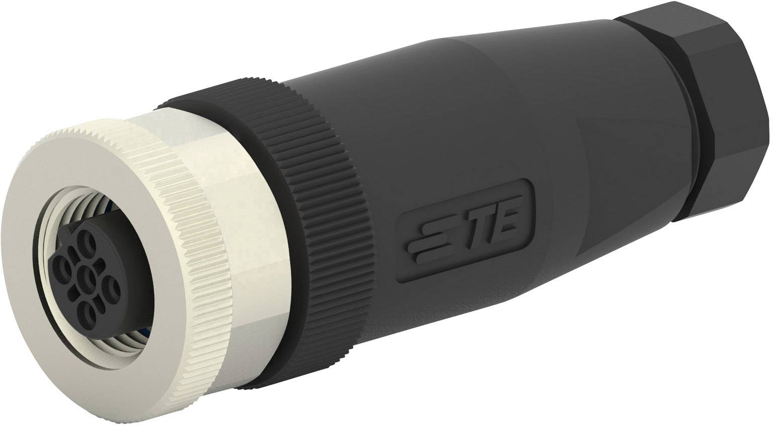 TE Connectivity T4110401041-000 Sensor-/Aktor-Steckverbinder, unkonfektioniert M12 Buchse, gerade P