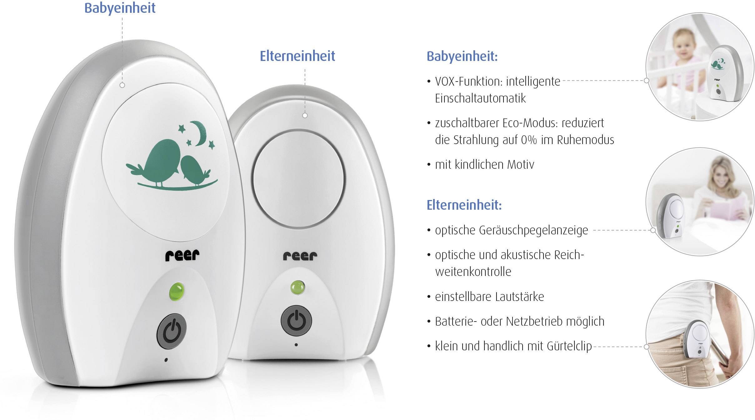 REER Neo Digital 50040 Babyphone Funk 2.4GHz