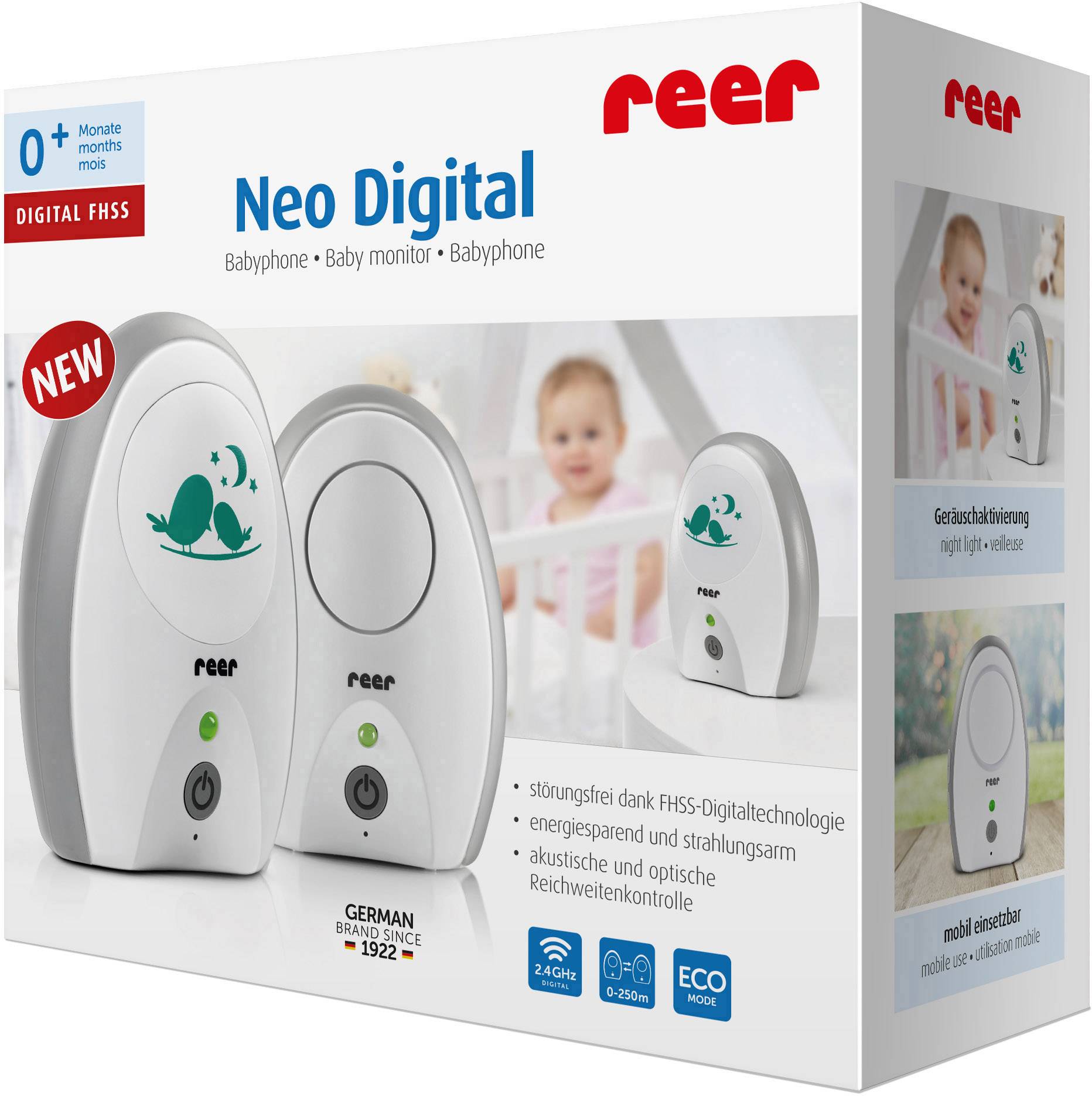 REER Neo Digital 50040 Babyphone Funk 2.4GHz