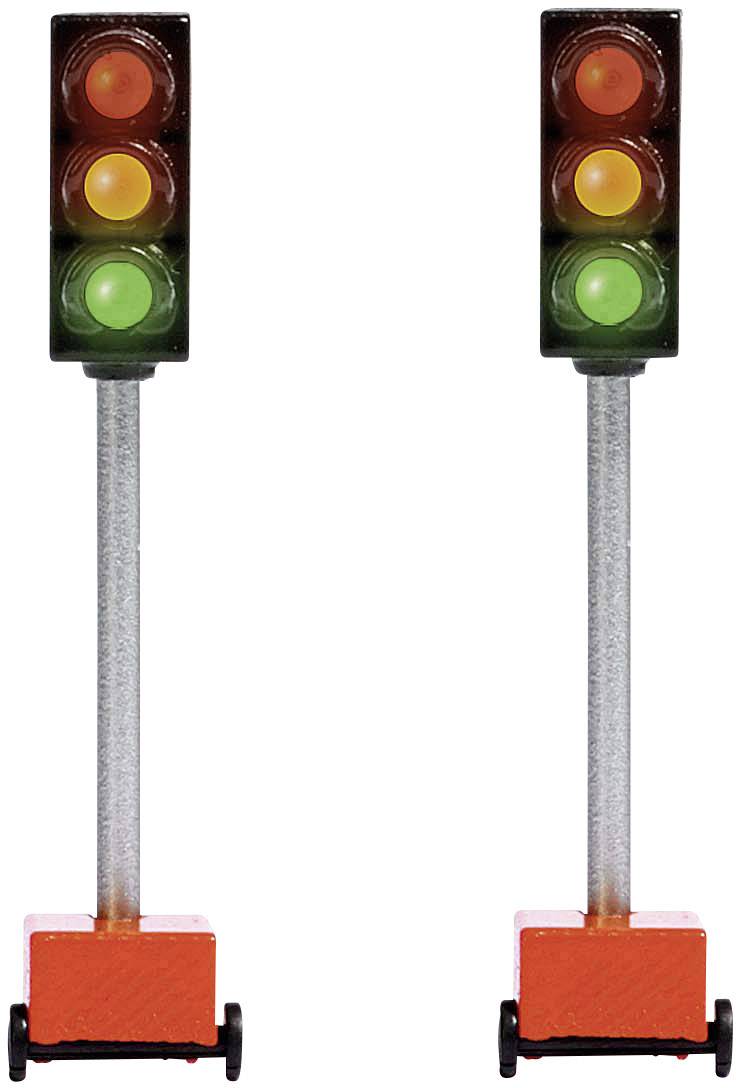 Busch H0 Baustellenampeln Funktionsmodell 5451 2St.