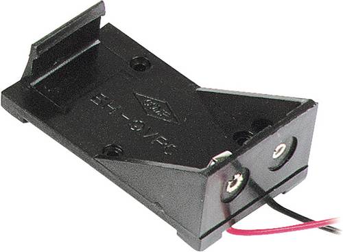 Velleman BH9V Batteriehalter 1x 9 V Block Kabel (L x B x H) 55 x 31 x 20 mm