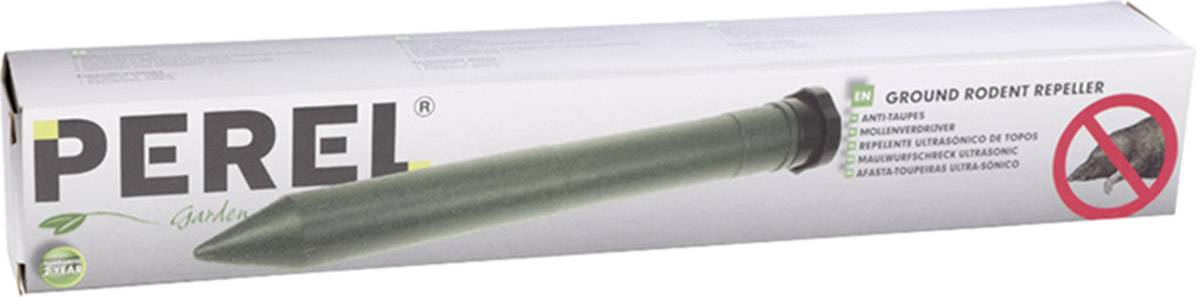 Perel GRR01 Wühlmausvertreiber Funktionsart Ultraschall, Vibration Wirkungsbereich 1000m² 1St.