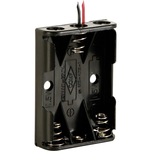 Velleman BH431A Batteriehalter 3x Micro (AAA) Kabel (L x B x H) 53 x 38 x 13 mm