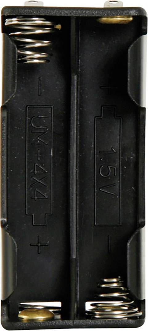 Velleman BH443D Batteriehalter 4x Micro (AAA) Lötanschluss (L x B x H) 53 x 27 x 25mm