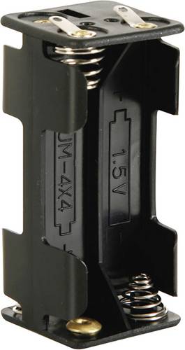 Velleman BH443D Support de pile 4x LR3 (AAA) raccordement à souder (L x l x H) 53 x 27 x 25 mm