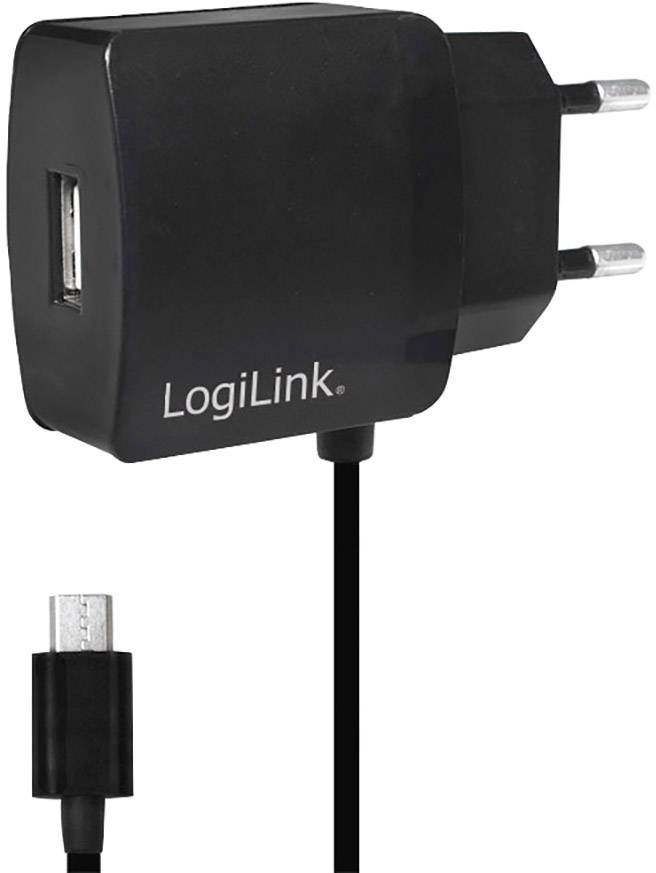 LogiLink Power Adapter Micro USB-Ladegerät 10 W Steckdose Ausgangsstrom (max.) 2000 mA Anzahl Ausgä