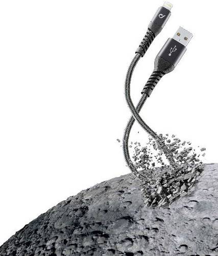 Cellularline iPhone Ladekabel/Datenkabel [1x USB 2.0 Stecker A - 1x Apple Lightning-Stecker] 2.00m S