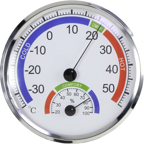 Thermo-/Hygrometer Silber