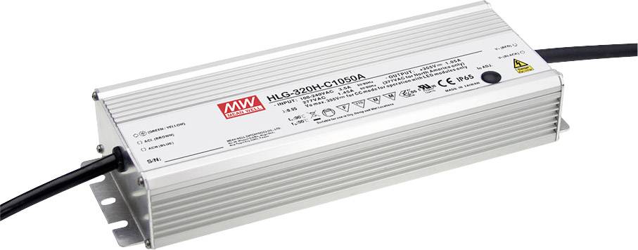 MEAN WELL HLG-320H-C1750A LED-Treiber Konstantstrom 320.25 W 857 - 1750 mA 91 - 183 V/DC einstellba