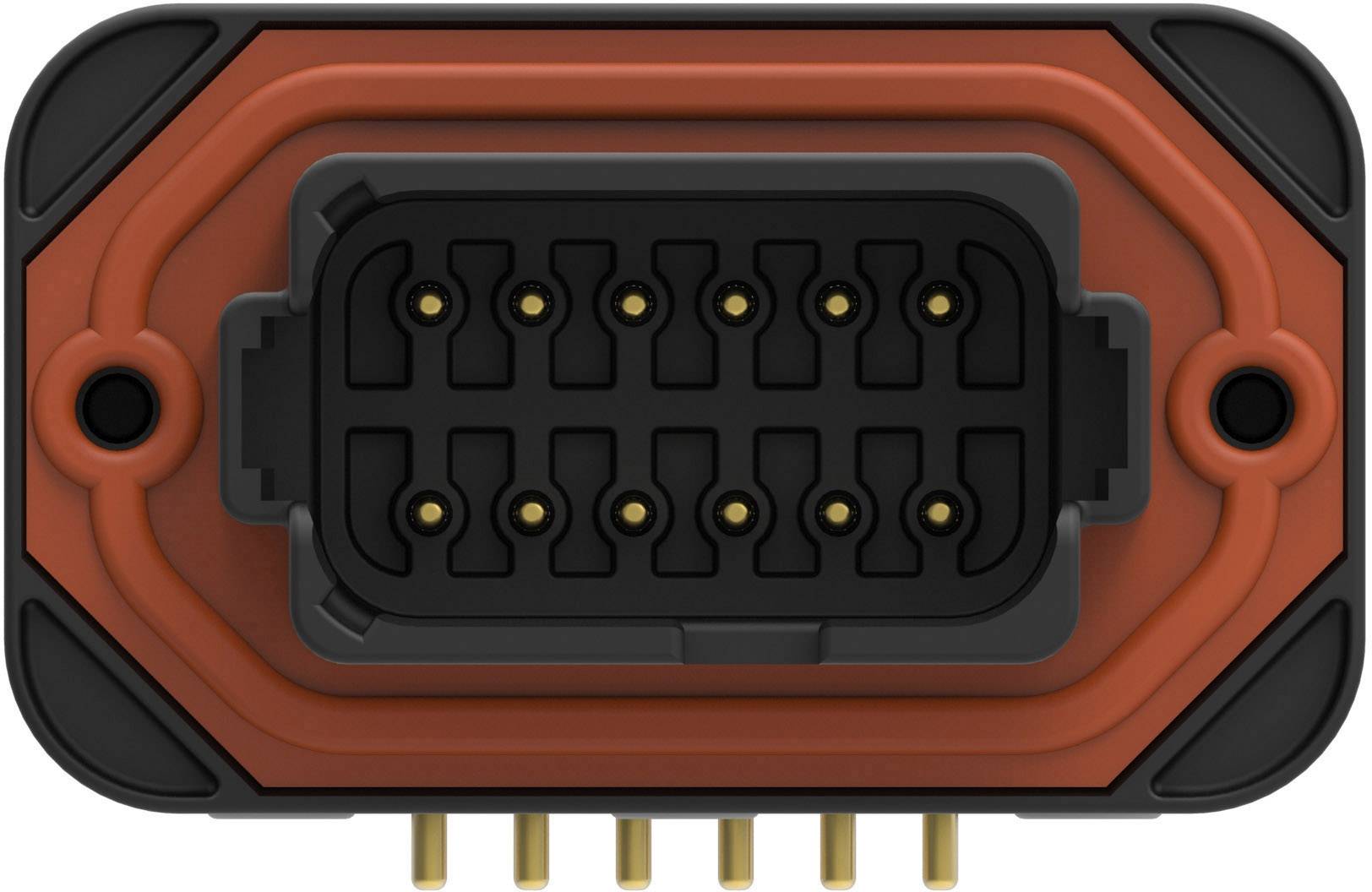 TE Connectivity Stiftgehäuse-Platine Polzahl Gesamt 12 DT13-12PB-B016 1St.