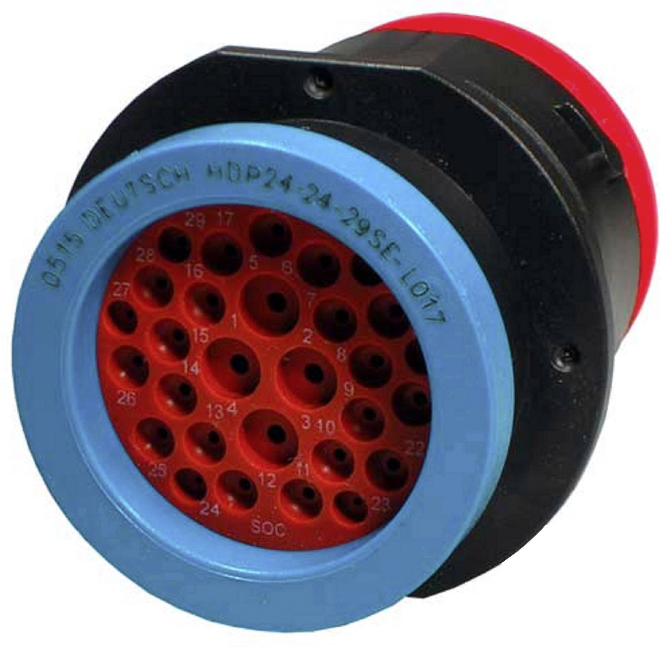 TE Connectivity HDP24-24-29SE-L017 Rundstecker Buchse, gerade Serie (Rundsteckverbinder): HDP20 1 S