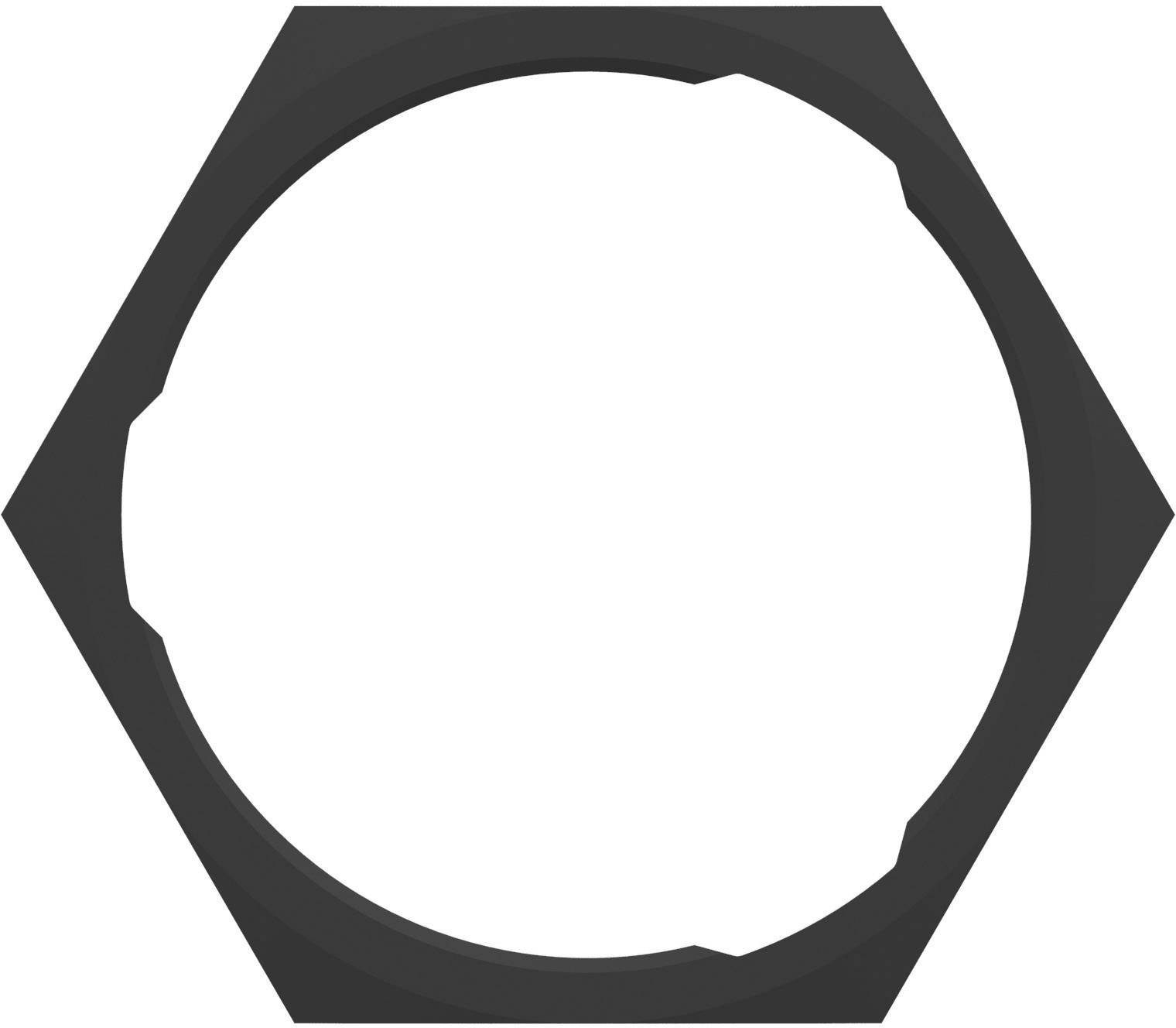 TE Connectivity 2411-001-2405 Rundstecker Befestigungsmutter Serie (Rundsteckverbinder): HDP20