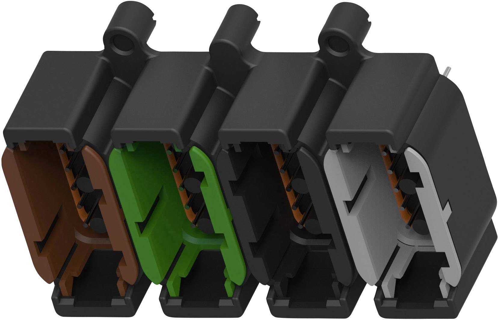 TE Connectivity Stiftgehäuse-Kabel DTM Polzahl Gesamt 48 DTMF15-48P 1 St.