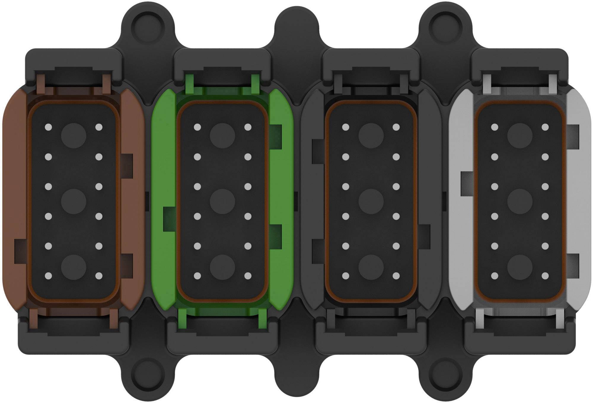 TE Connectivity Stiftgehäuse-Kabel DTM Polzahl Gesamt 48 DTMF15-48P 1St.