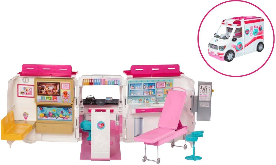 Barbie 2-in-1 Krankenwagen Spielset FRM19