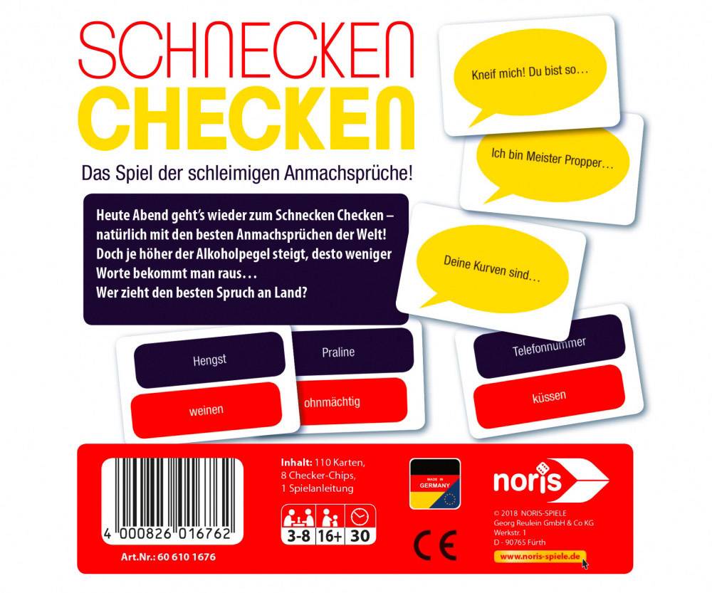 Noris Spiele Schnecken Checken Schnecken Checken 606101676